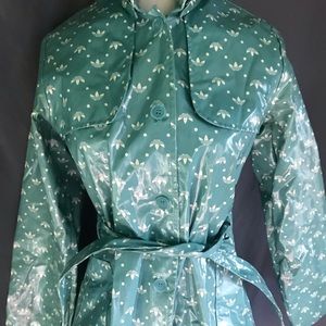 ADIDAS Originals Tres Foil Print Raincoat Cotton